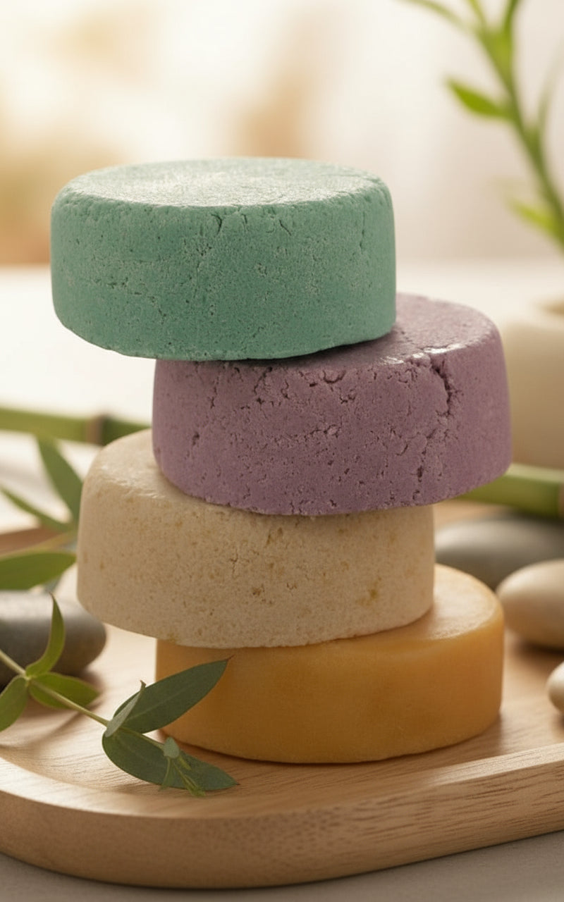 All-Natural Shampoo Bar. Plastic-Free